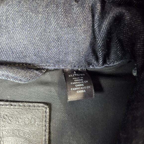 Levis Commuter Pro Denim Men's Trucker Jacket Indigo Blue Men’s XL Vented Hooded - Picture 12 of 16